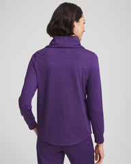 Chico's Sale Purple Elixir Zenergy® Cloud Cowlneck Top