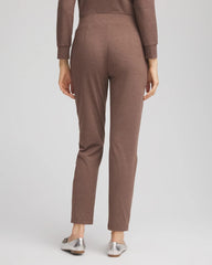 Chico's Outlet Walnut Zenergy® Cloud Satin Trim Pants