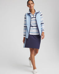 Chico's Online Crystal Topaz Zenergy® UPF Contrast Vest