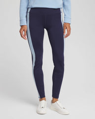 Chico's Outlet Passport Blue Zenergy® Soft Topaz Contrast Leggings