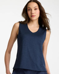 Chico's For Sale Passport Blue Zenergy® Cloud V-Neck Tank
