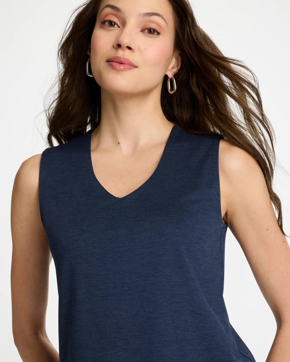 Chico's For Sale Passport Blue Zenergy® Cloud V-Neck Tank