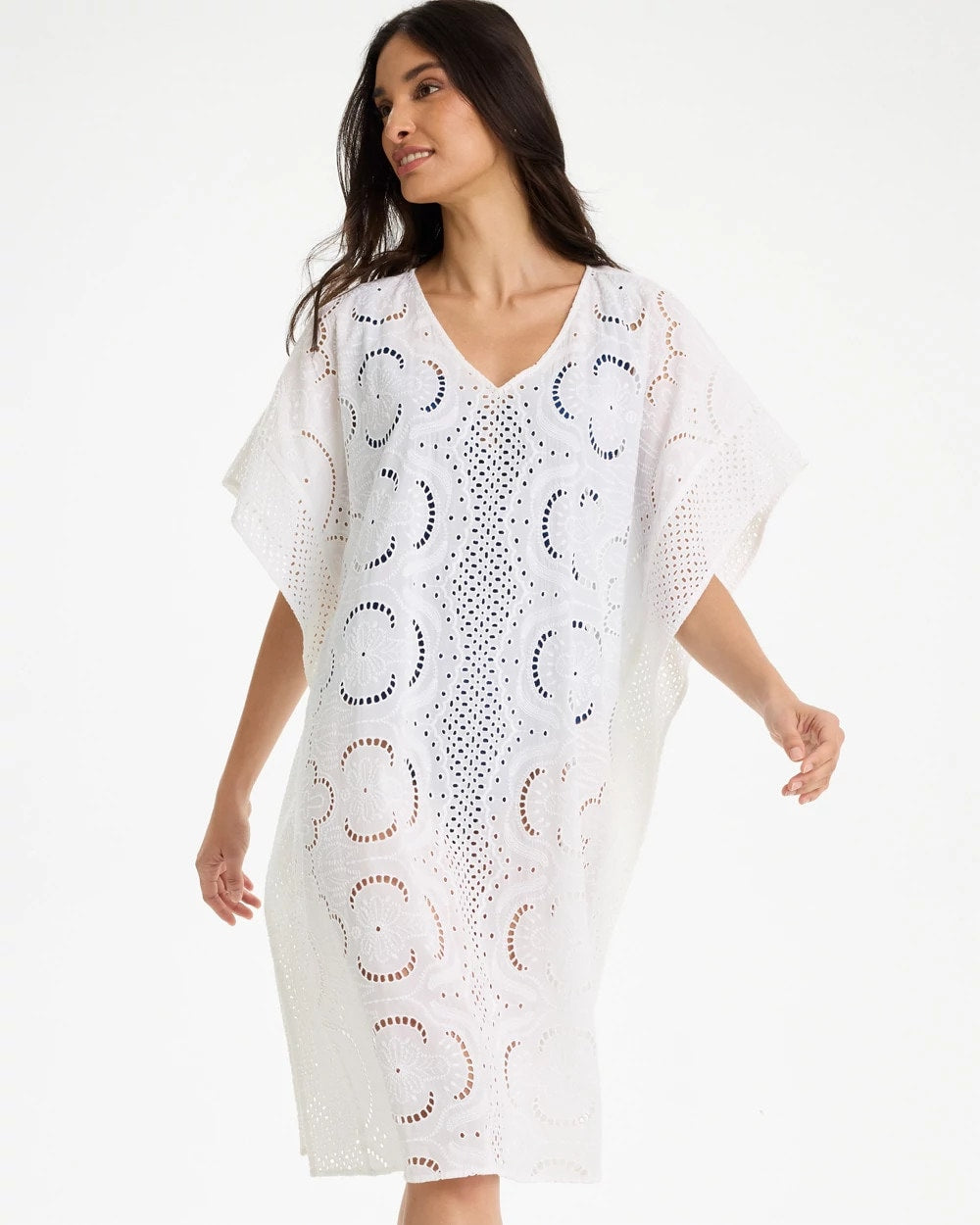 Chico's For Sale Alabaster Woven Long Swim Cover-Up