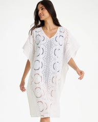 Chico's For Sale Alabaster Woven Long Swim Cover-Up