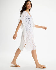 Chico's For Sale Alabaster Woven Long Swim Cover-Up