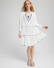 Chico's Online Alabaster Chico's Beach Swimsuit Cover-Up Dress