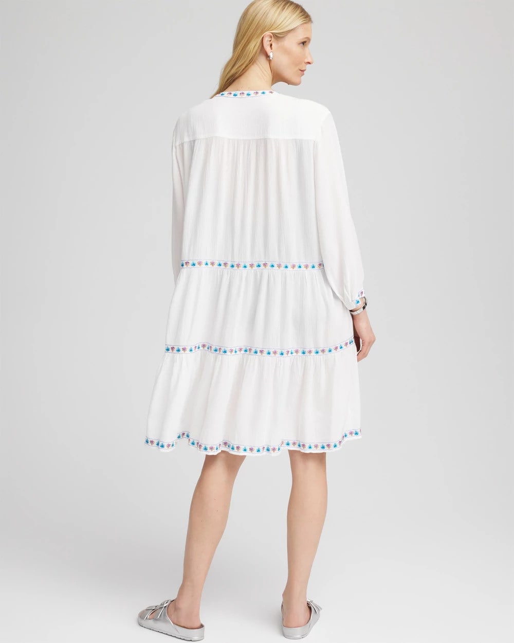Chico's Online Alabaster Chico's Beach Swimsuit Cover-Up Dress