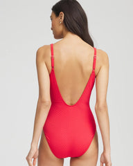 Chico's Outlet Red Gottex Saint-Tropez One Piece