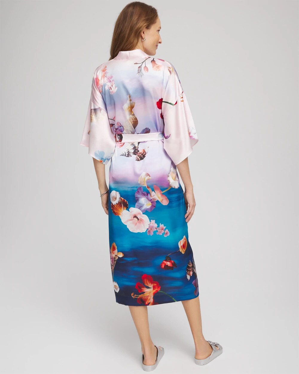 Chico's Sale Multi Print Gottex Under The Sea Kimono