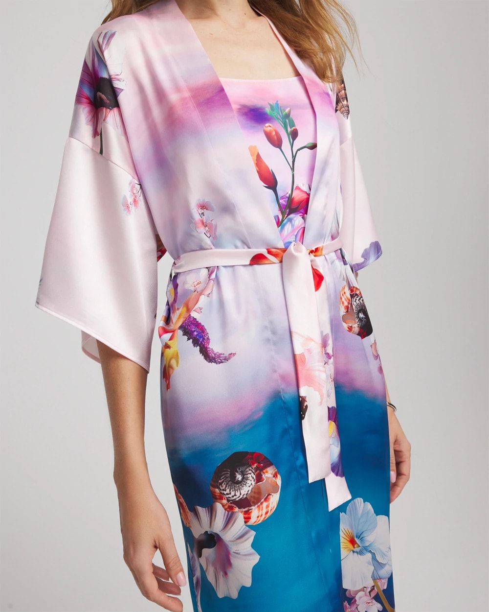 Chico's Sale Multi Print Gottex Under The Sea Kimono