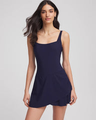 Chico's Discount Navy Gottex Tutti Frutti Wrap Swim Dress