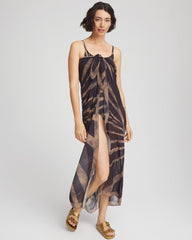 Chico's Online Black/Brown Gottex Desert Queen Pareo