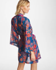 Chico's Outlet Multi Print Miraclesuit® Decoupage Kimono