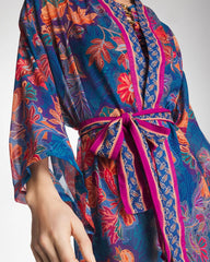 Chico's Outlet Multi Print Miraclesuit® Decoupage Kimono