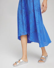 Chico's On Sale Light Blue Gottex Skyfall Lace Long Skirt