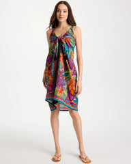 Chico's Sale Multi Print Magicsuit® Cactus Flower Pareo