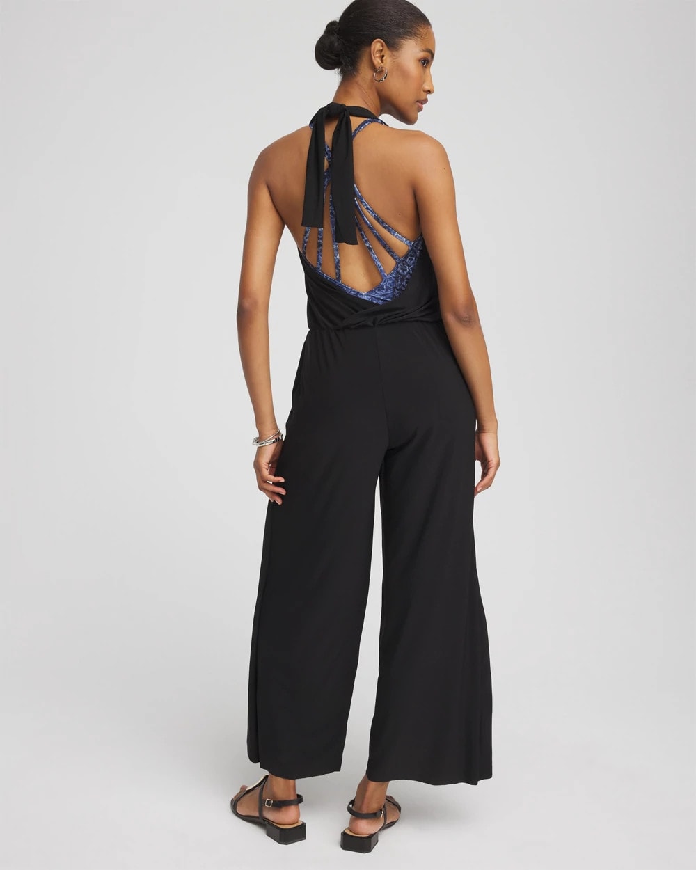 Chico's Sale Black Magicsuit Surplice Neck Jumpsuit