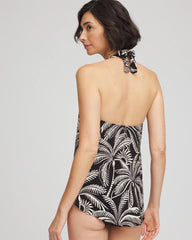 Chico's Discount Black/Multi Miraclesuit® Hearts of Palm Tankini