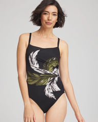 Chico's Discount Black/Multi Magicsuit® Boca Grande Starr One piece