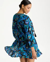 Chico's Discount Black/Multi Secret Garden Beach Dress