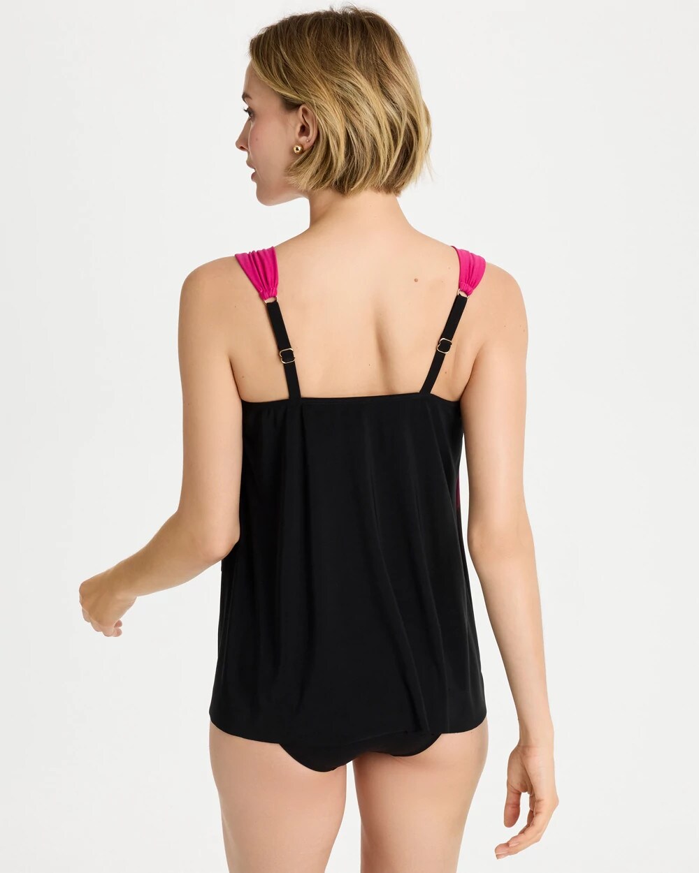 Chico's For Sale Black/Multi Miraclesuit® Petali Rosa Dazzle Tankini