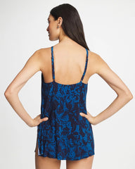 Chico's On Sale Navy Magicsuit® Swoon Parker Swim Dress