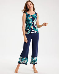 Chico's On Sale Kings Navy Travelers™ Palm Convertible Tank