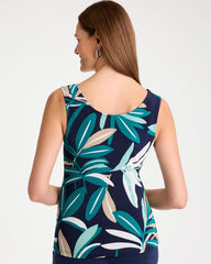 Chico's On Sale Kings Navy Travelers™ Palm Convertible Tank