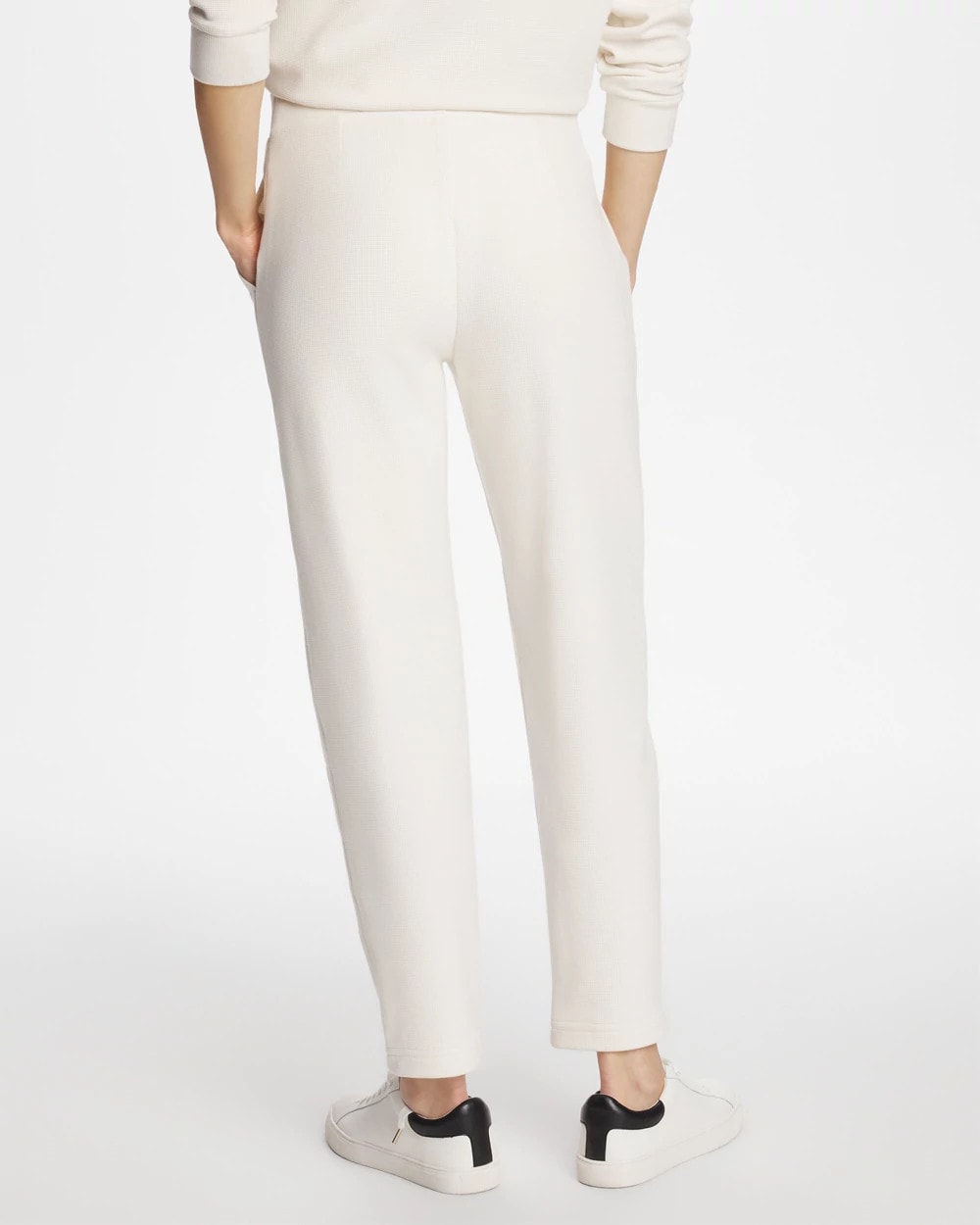 Chico's Sale Cream Zenergy® Soft Waffle Tapered Ankle Pants