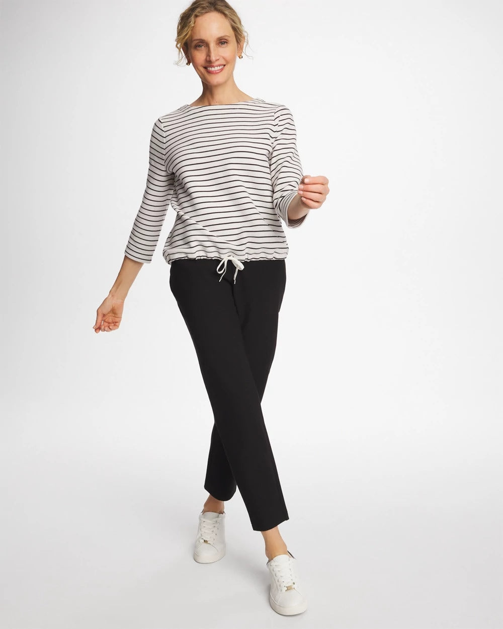 Chico's Discount Black Zenergy® Ottoman Knit Ankle Pants