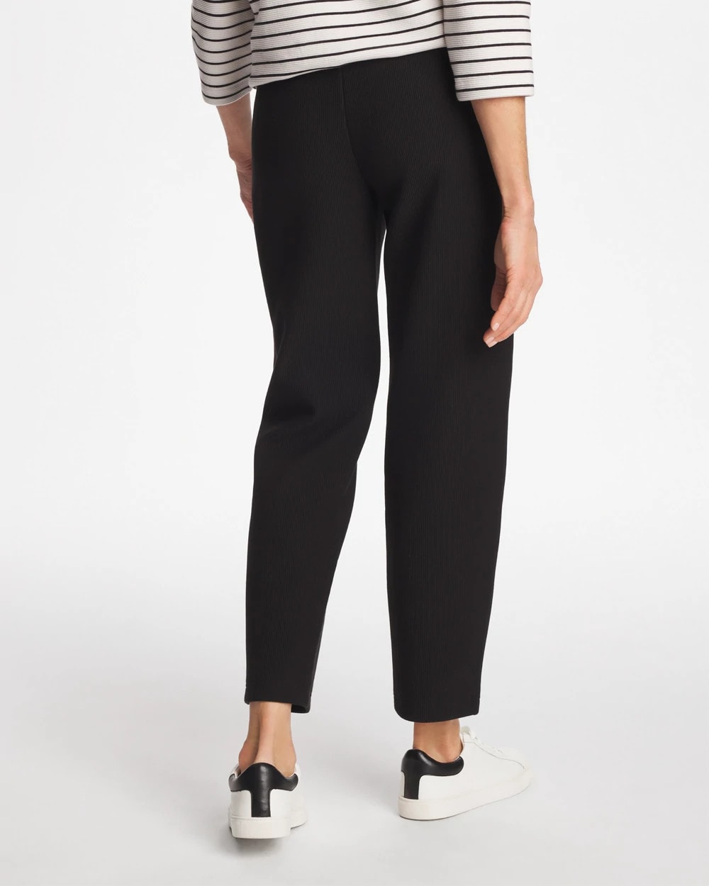 Chico's Discount Black Zenergy® Ottoman Knit Ankle Pants