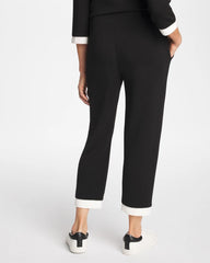 Chico's On Sale Black Zenergy® Soft Caviar Bead Contrast Pants