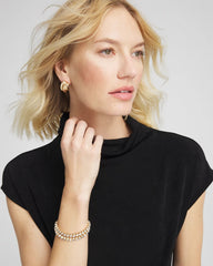 Chico's For Sale Travelers Black Travelers™ Mockneck Top
