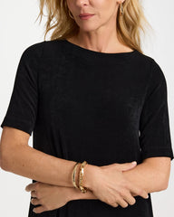 Chico's Sale Travelers Black Travelers™ Elbow Sleeve Dress