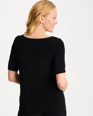 Chico's On Sale Travelers Black Travelers™ Jewelry Detail Top