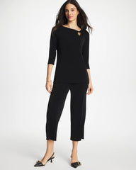 Chico's For Sale Travelers Black Travelers™ Hardware 3/4 Sleeve Tunic