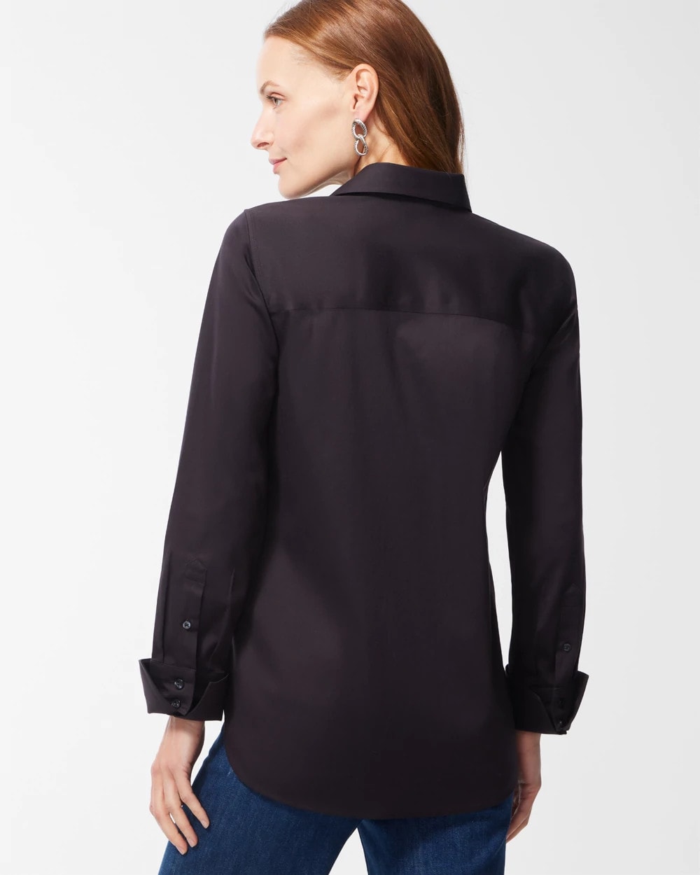 Chico's For Sale Black No-Iron™ Stretch Shirt