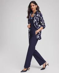 Chico's Discount Passport Blue No Iron™ Rope Print Tunic