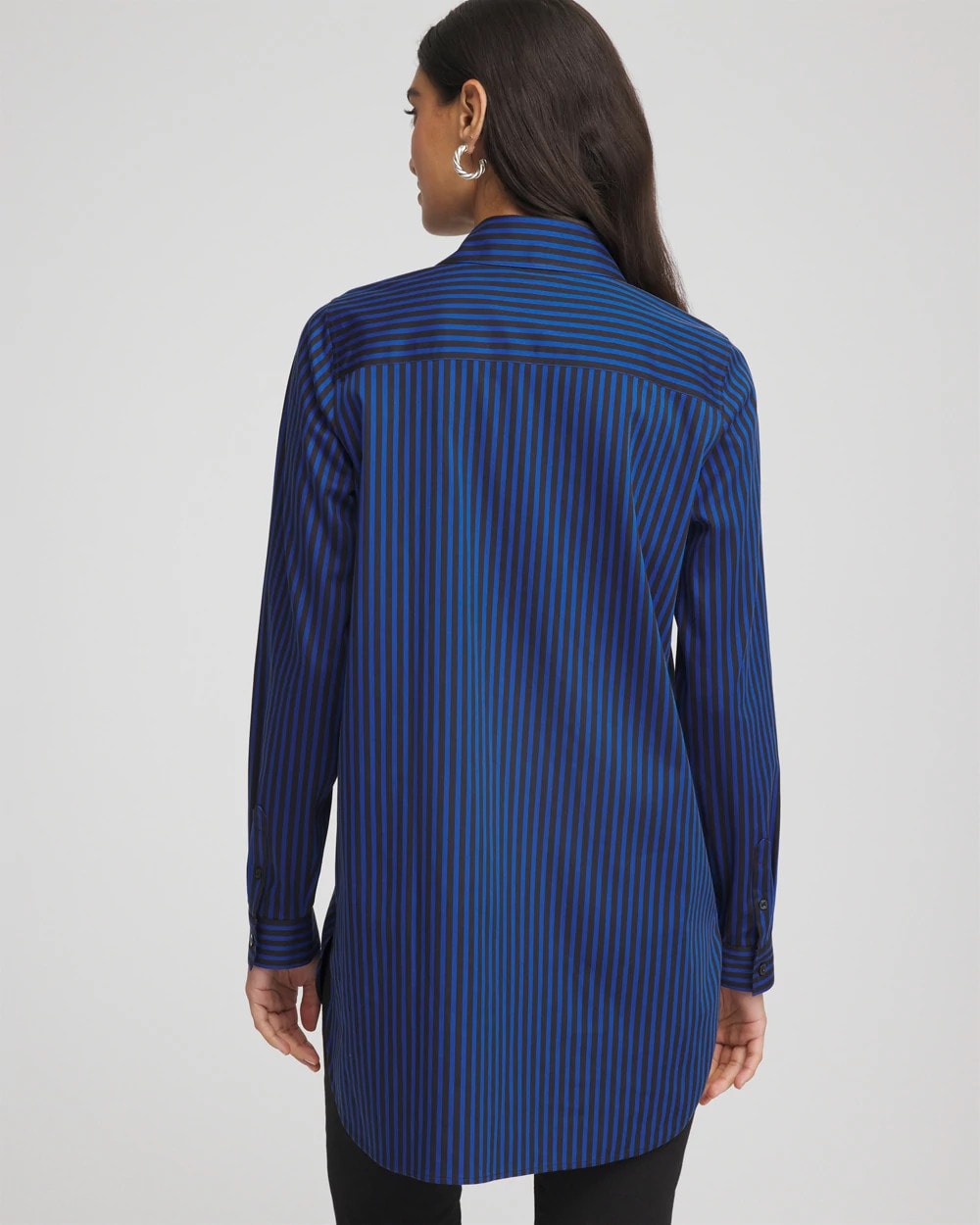 Chico's For Sale Cobalt Stone No Iron™ Slimming Striped Tunic