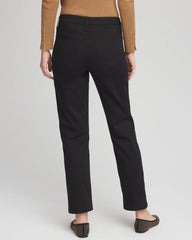 Chico's Sale Black Girlfriend Straight Ankle Jeans