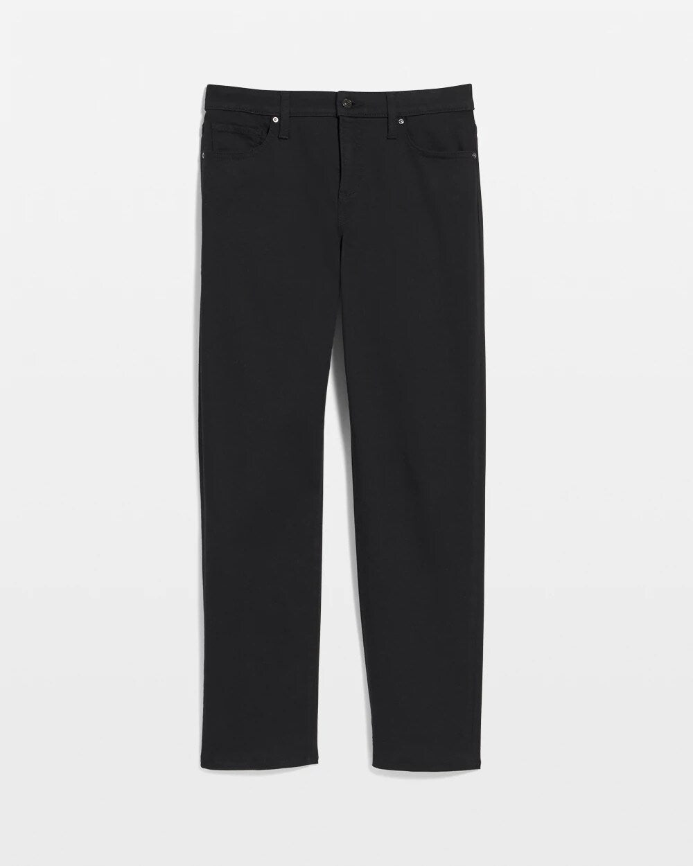 Chico's Sale Black Girlfriend Straight Ankle Jeans
