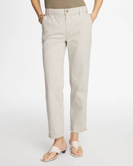 Chico's For Sale Lichen Stripe Girlfriend Straight Ankle Jeans