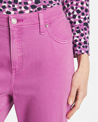 Chico's Discount Violet Shadow Girlfriend Slim Ankle Jeans