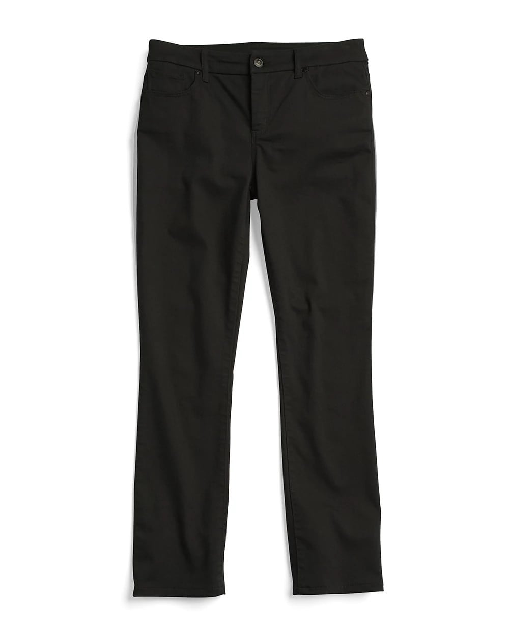 Chico's Discount Black Girlfriend Slim Straight Jeans