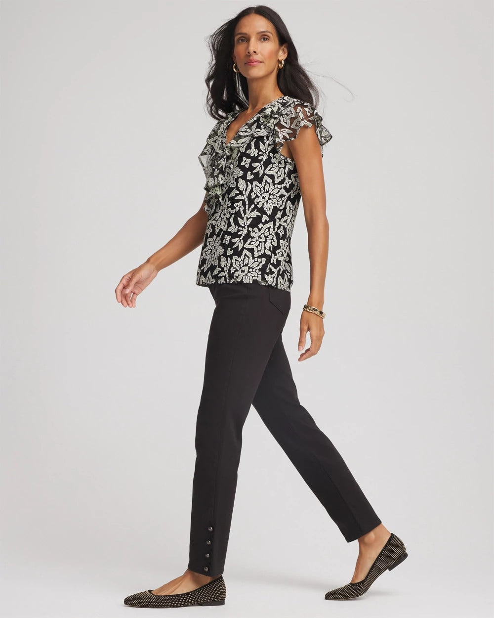 Chico's Online Black Girlfriend Slim Ankle Jeans