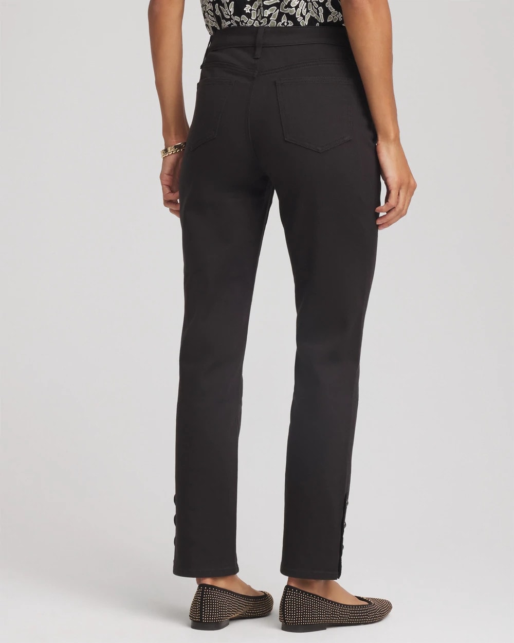 Chico's Online Black Girlfriend Slim Ankle Jeans