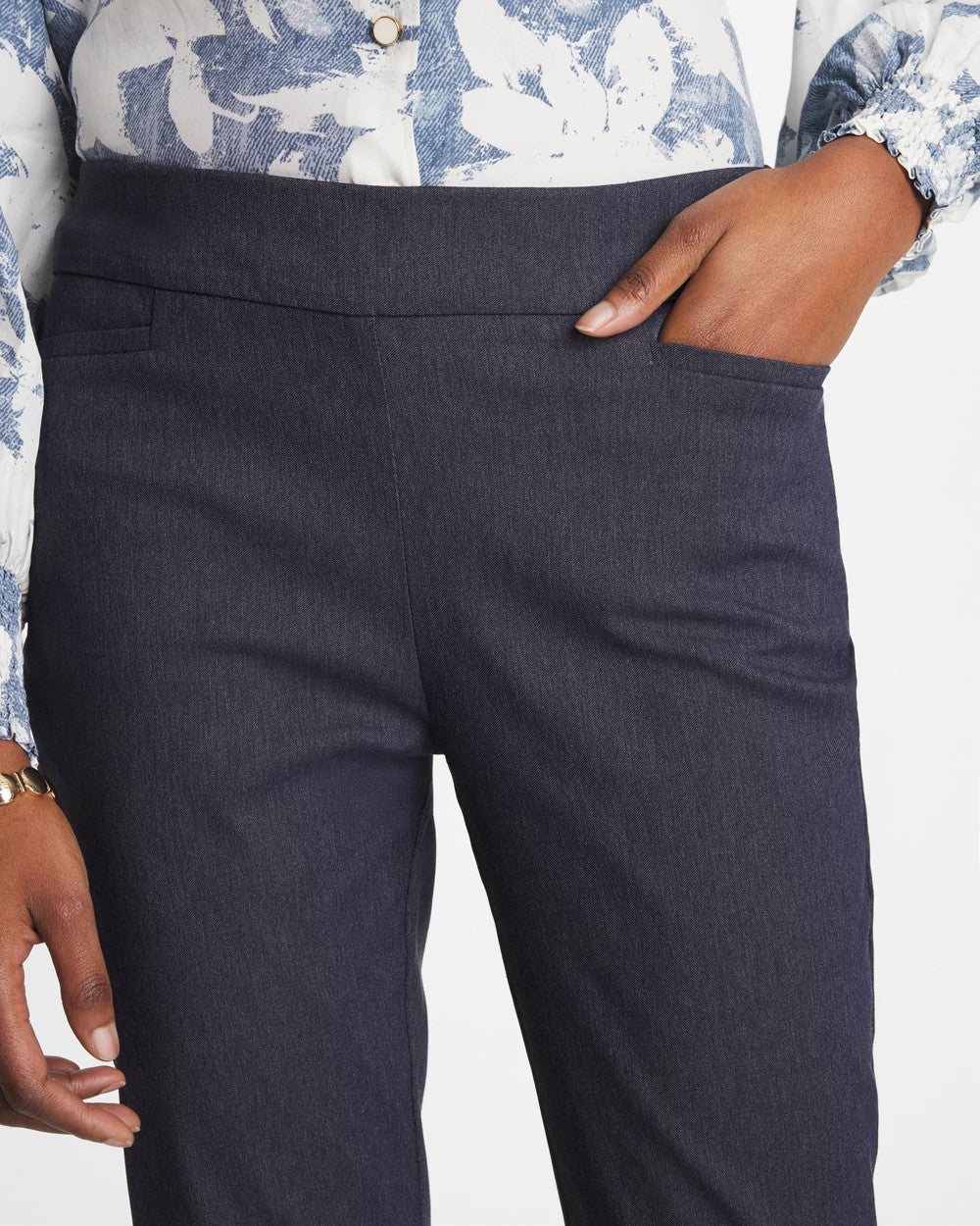 Chico's For Sale Indigo Indigo Brigitte™ Slim Pull-On Ankle Pants