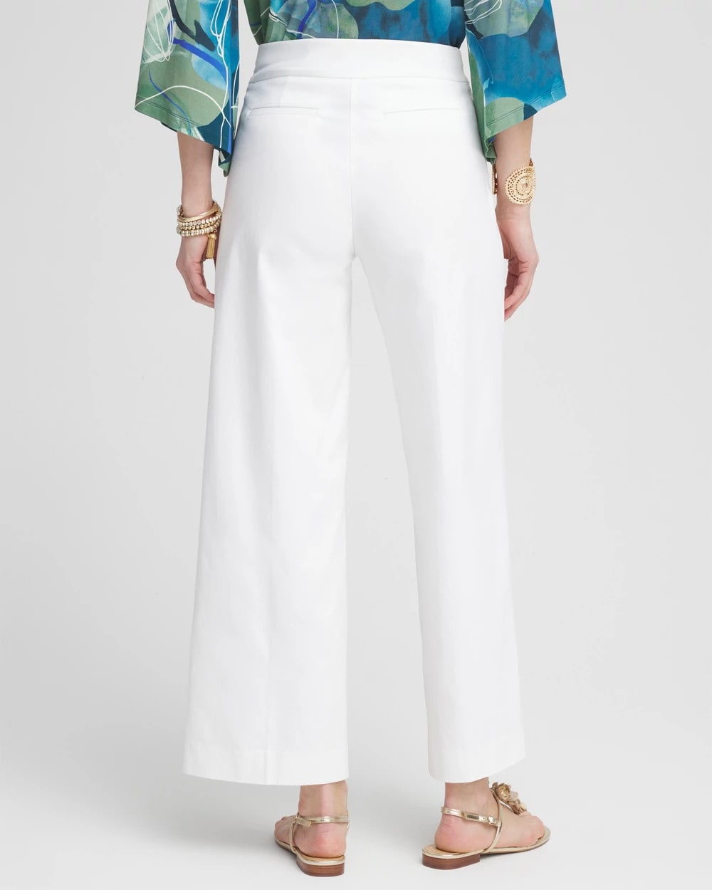 Chico's Online Alabaster Brigitte™ Wide-Leg Cropped Pants