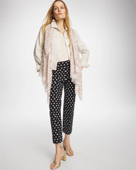 Chico's Discount Black Sketch Dot Brigitte™ Straight Crop