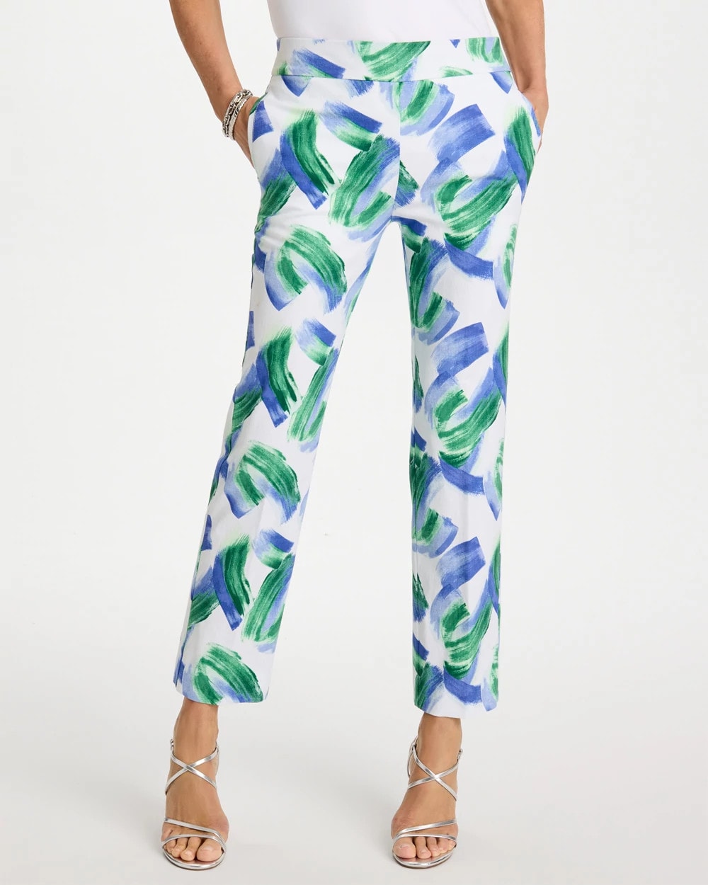 Chico's On Sale Amparo Blue Brigitte™ Straight Whisp Crop